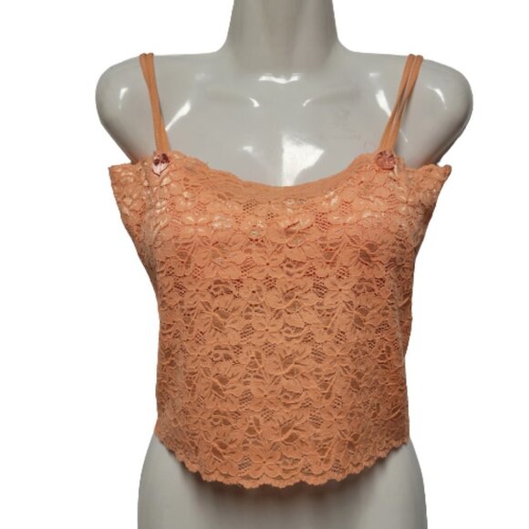 Lace Cami Crop Top Lace Bralette Stretchy Lace Camisole Lace Crop Tank Top - NEW - Picture 5 of 11